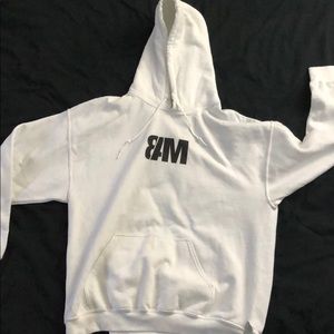 8AM WHITE LOGO HOODIE